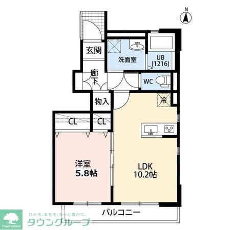 デュラカーサ 小山の物件間取画像